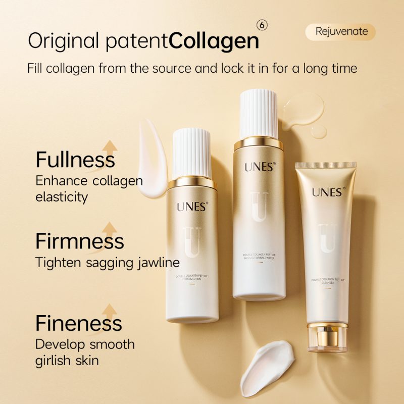 UNES DOUBLE COLLAGEN PEPTIDE MASSAGE WRINKLE RELIEF SET