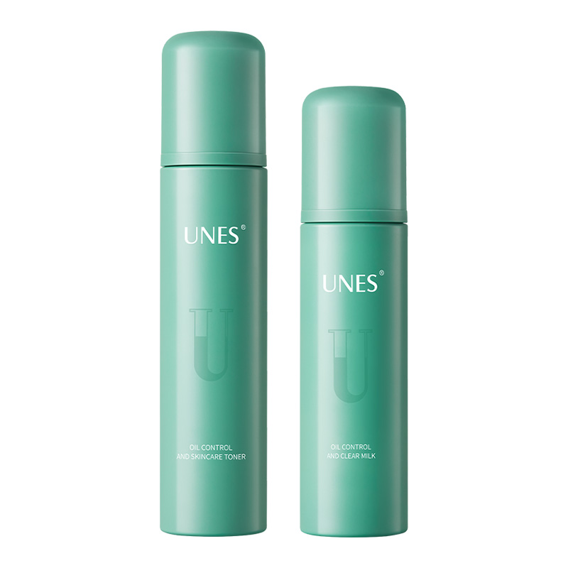 UNES OIL CONTROL AND SKINCARE TONER and CLEAR MILK SET