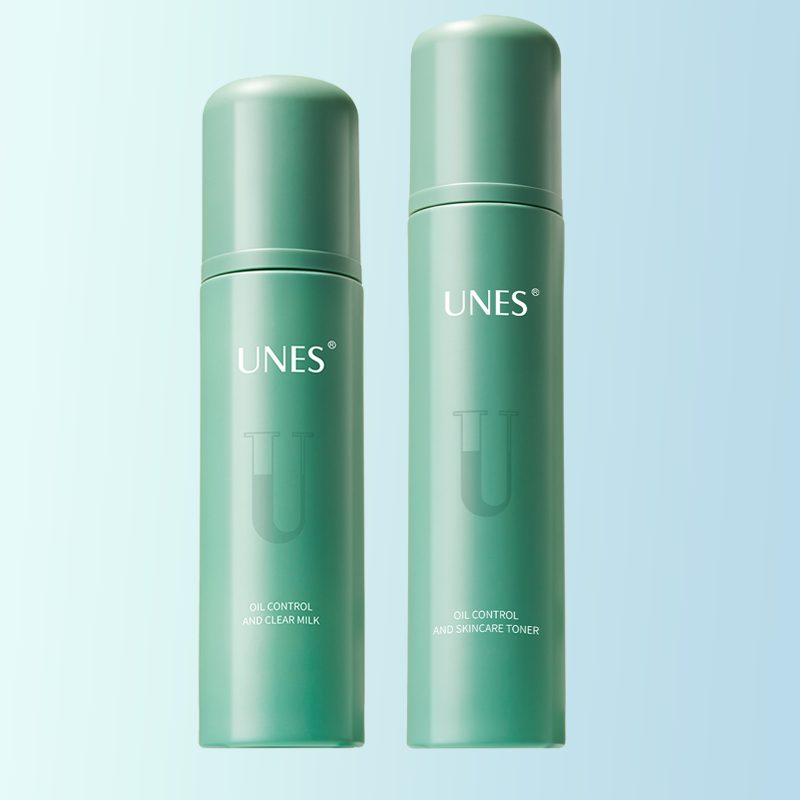 UNES OIL CONTROL AND SKINCARE TONER and CLEAR MILK SET