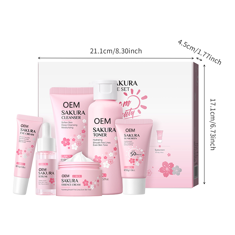 SEYE Sakura 6-piece face care set